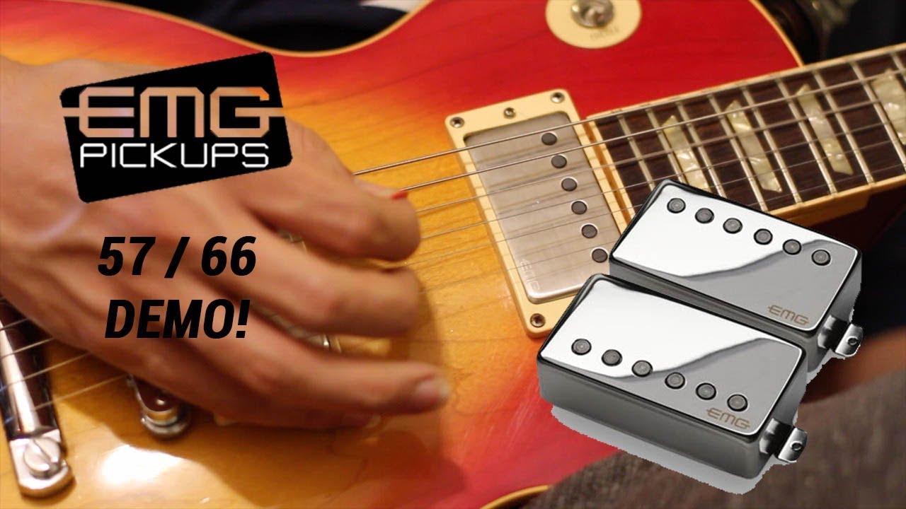 57/66 EMG Guitar Pickups Demo