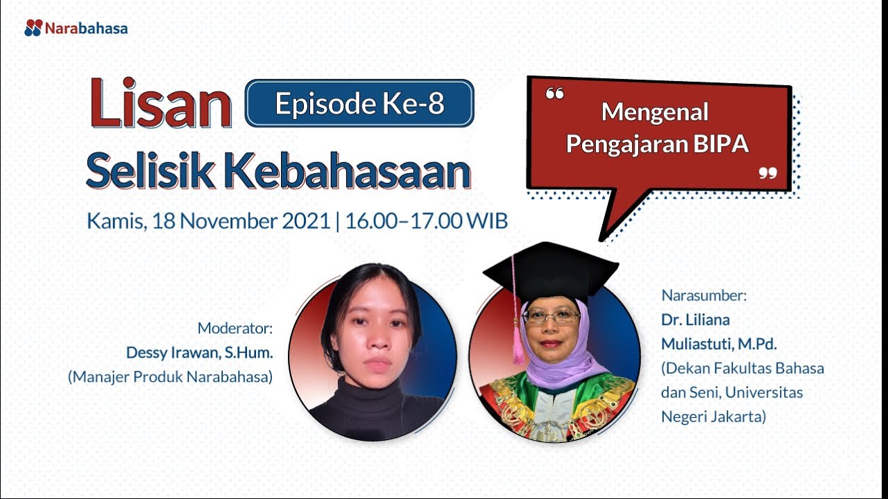 Selisik Kebahasaan (Lisan) #8: Mengenal Pengajaran BIPA