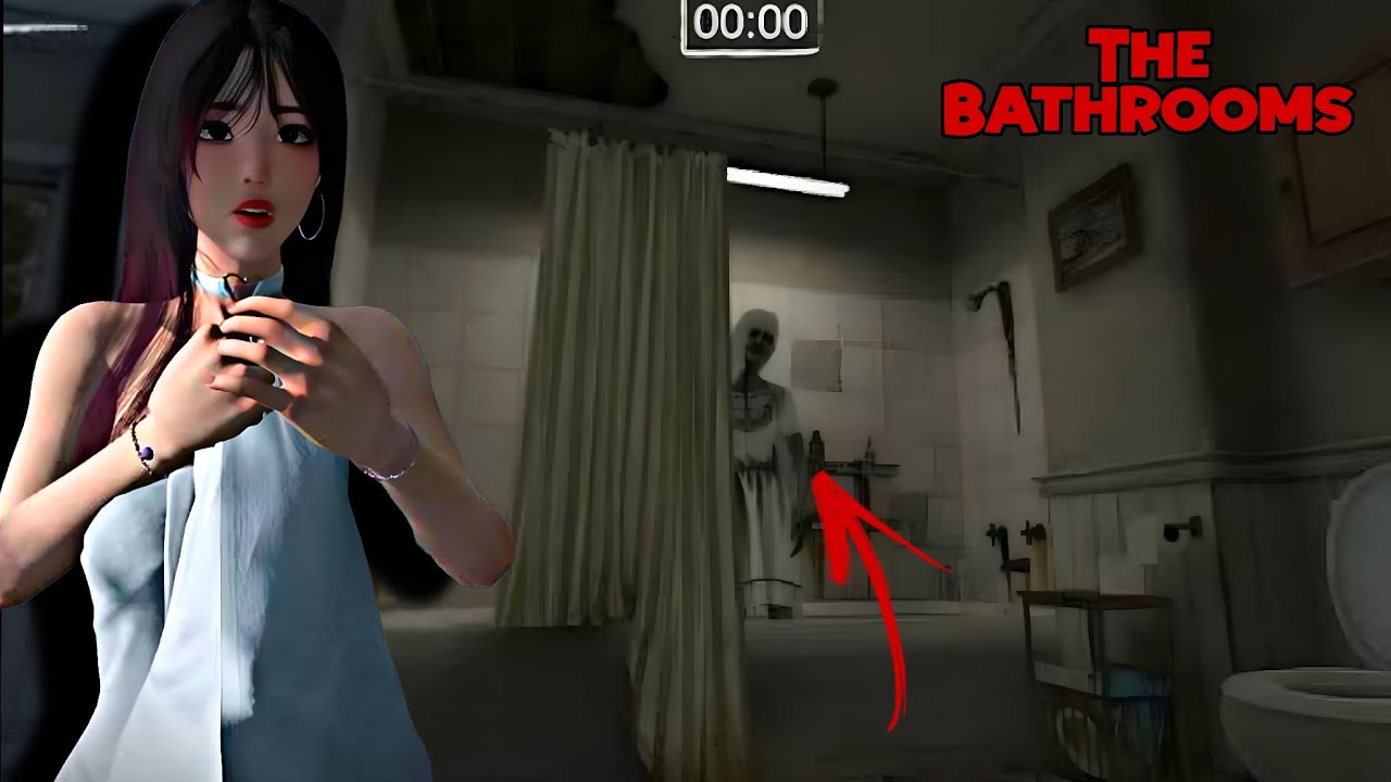 Gameplay THE BATHROOMS: HORROR GAME