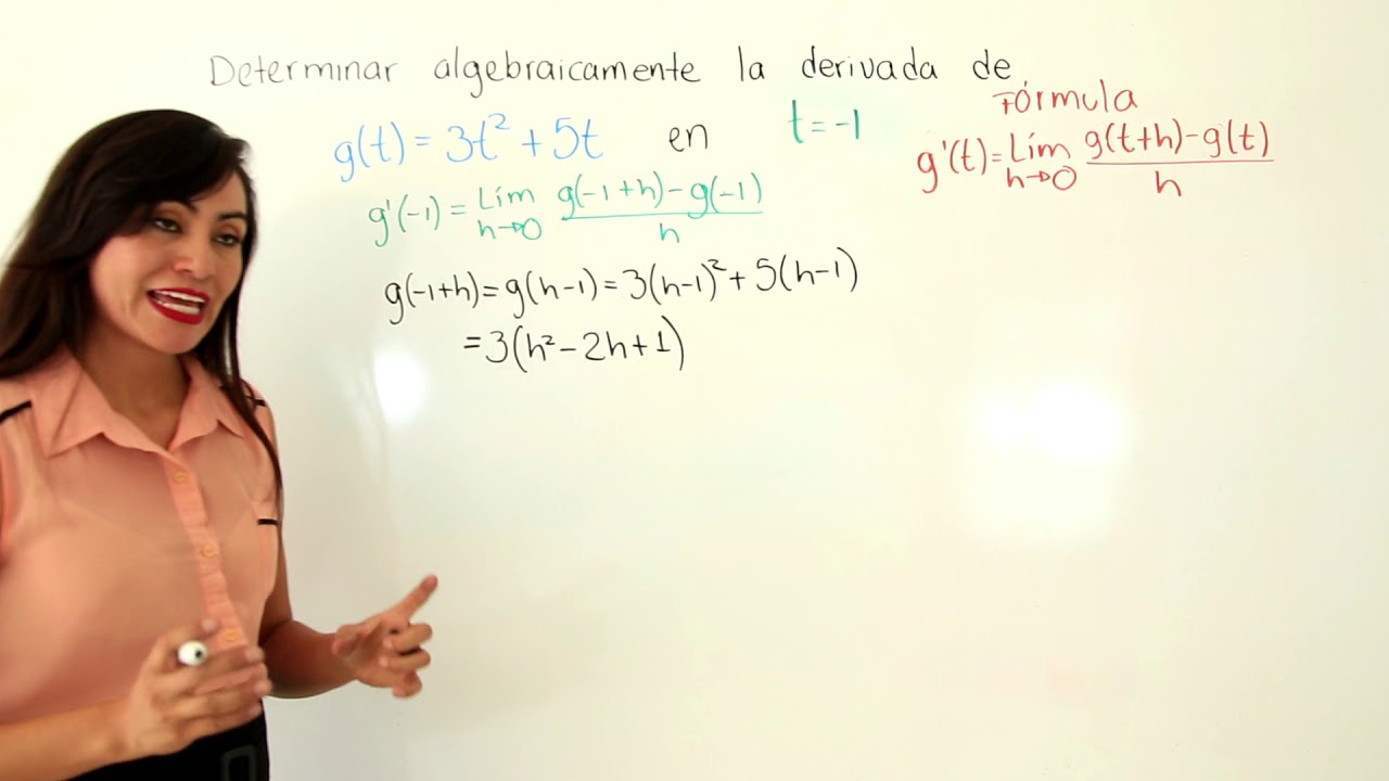 DERIVADA DE UNA FUNCIÓN EN UN PUNTO DADO (Ejemplo 3)