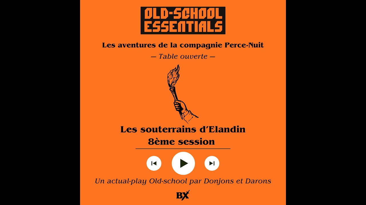 Session 8 - [OSE ] Les souterrains d'Elandin, Table ouverte D&D OSR