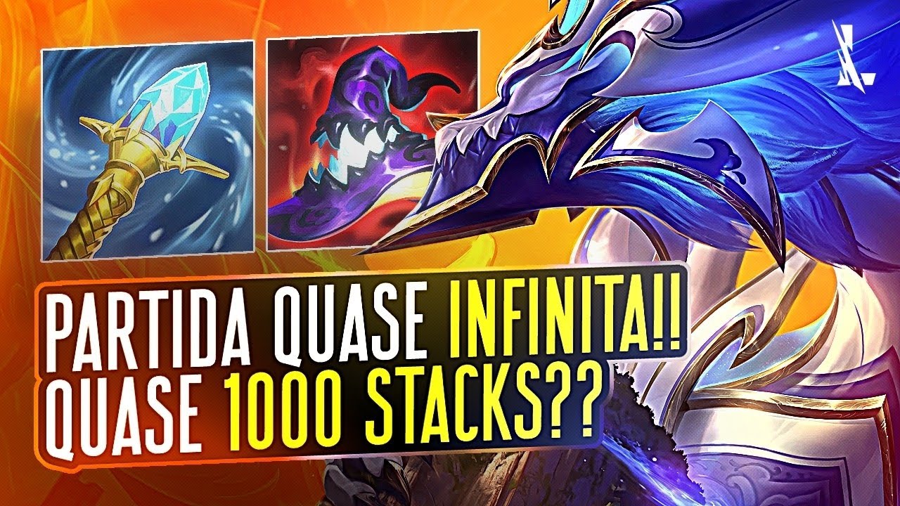 AURELION SOL COM QUASE 1000 STACKS!? PARTIDA INSANA!! (e triste) | LoL Wild Rift