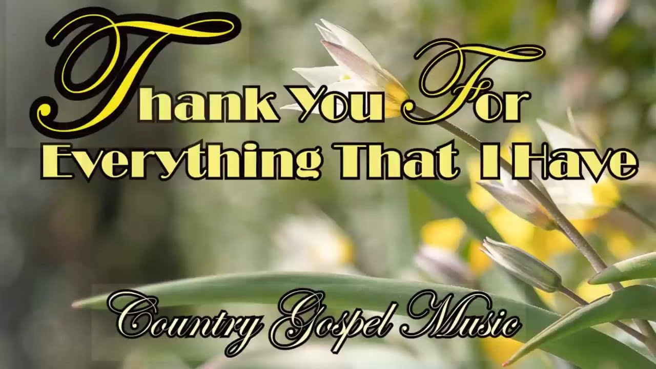 Thank You For The Grace // Country Gospel Music
