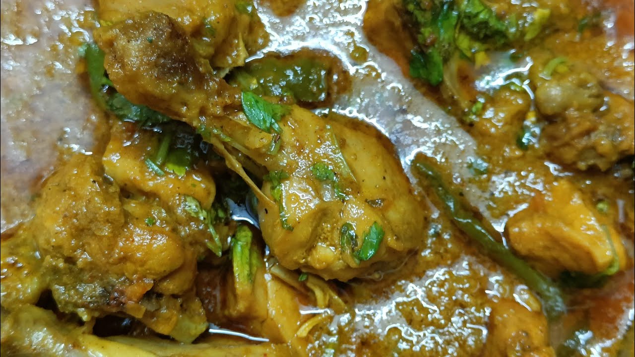 Microwave chicken recipe// Simple Chicken Kosha //Susmitaa