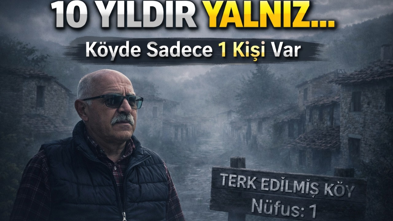 13 Yıldır Terk Edilmiş Köyde Tek Başına Yaşıyor!