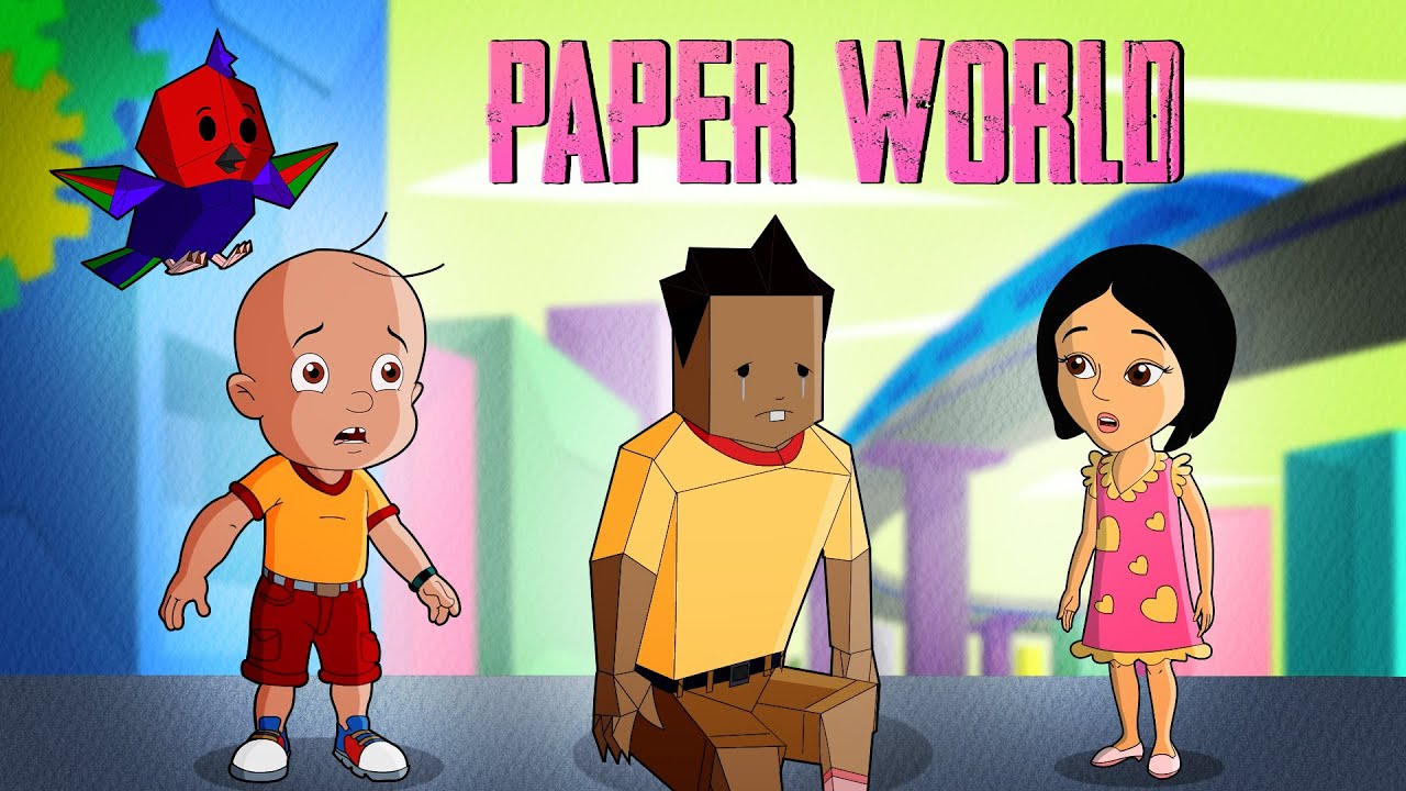 Mighty Raju - Paper World | Cartoons for Kids in Hindi | Funny Videos