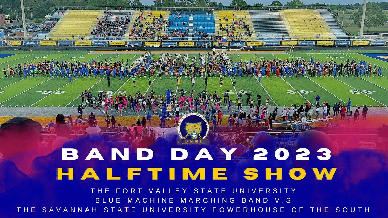 The FVSU Blue Machine Marching Band - Band Day 2023 Halftime Show