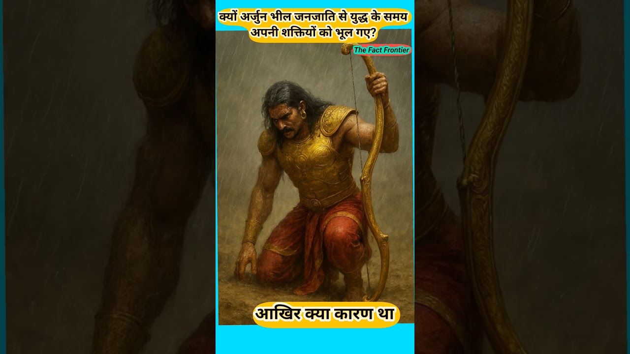 क्या कारण था कि अर्जुन भील जनजाति से युद्ध करते समय अपनी शक्तियों को भूल गए #Mhabharta#Arjun#krishna
