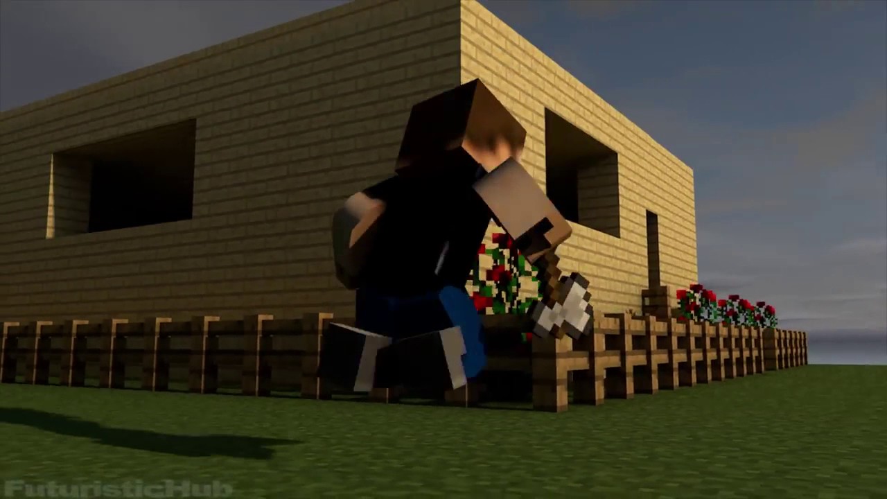 Aliens in Minecraft Animation by (FuturisticHub)