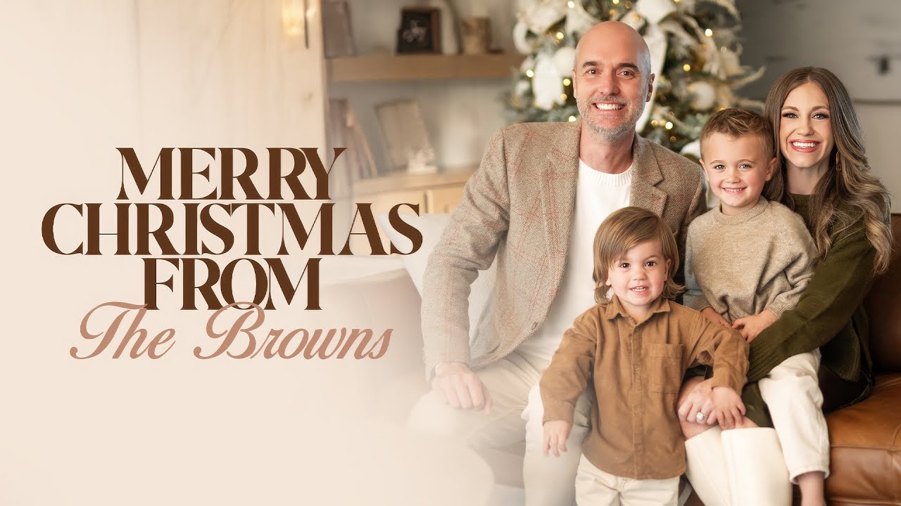 A Brown Family Christmas Card | Warm Wishes for a Joyful New Year