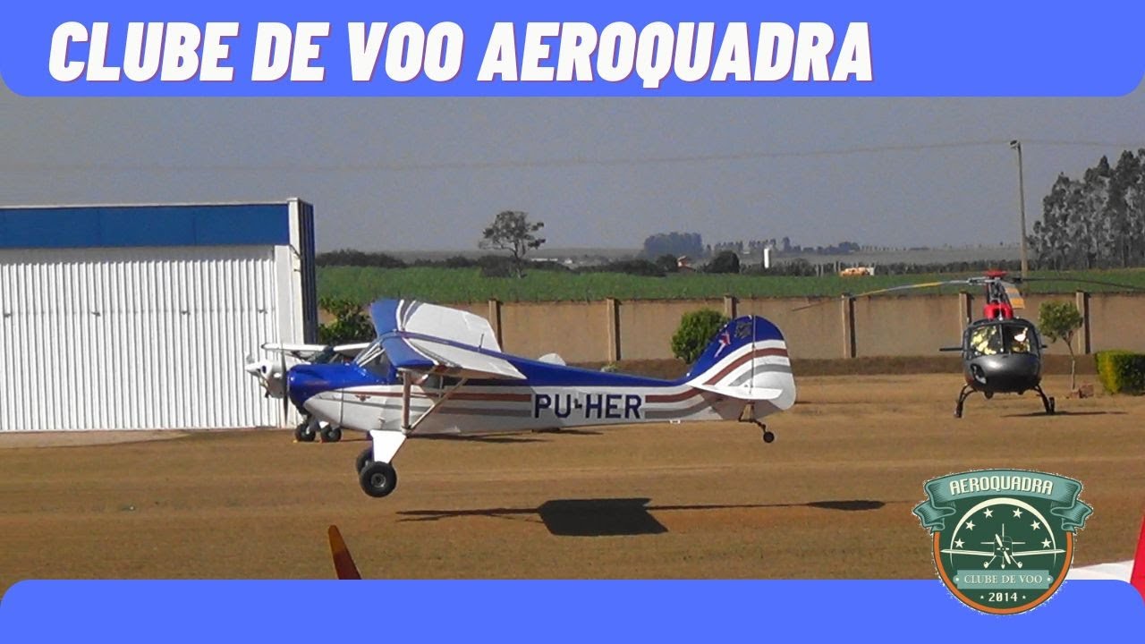 Taylorcraft BC-12D PU-HER Clube de Voo Aeroquadra SIVQ 2024