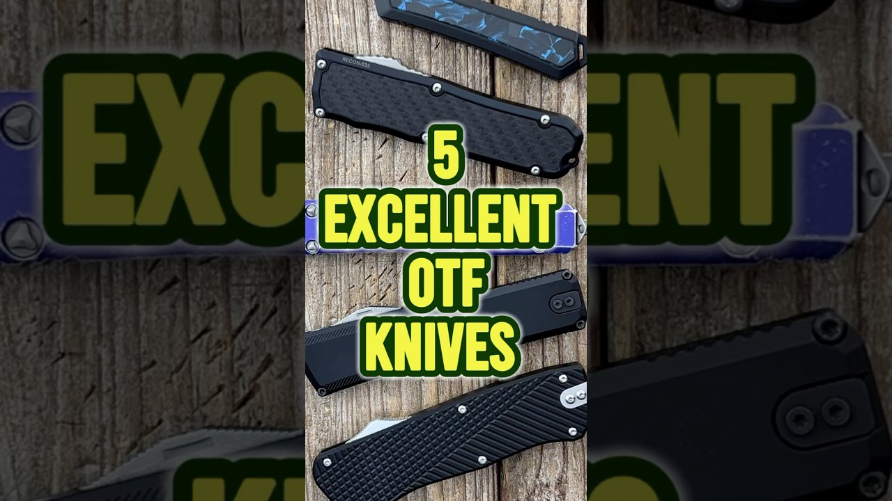 5 Excellent OTF Knives #edcknife #edcgear #stassa23 #foldingknife