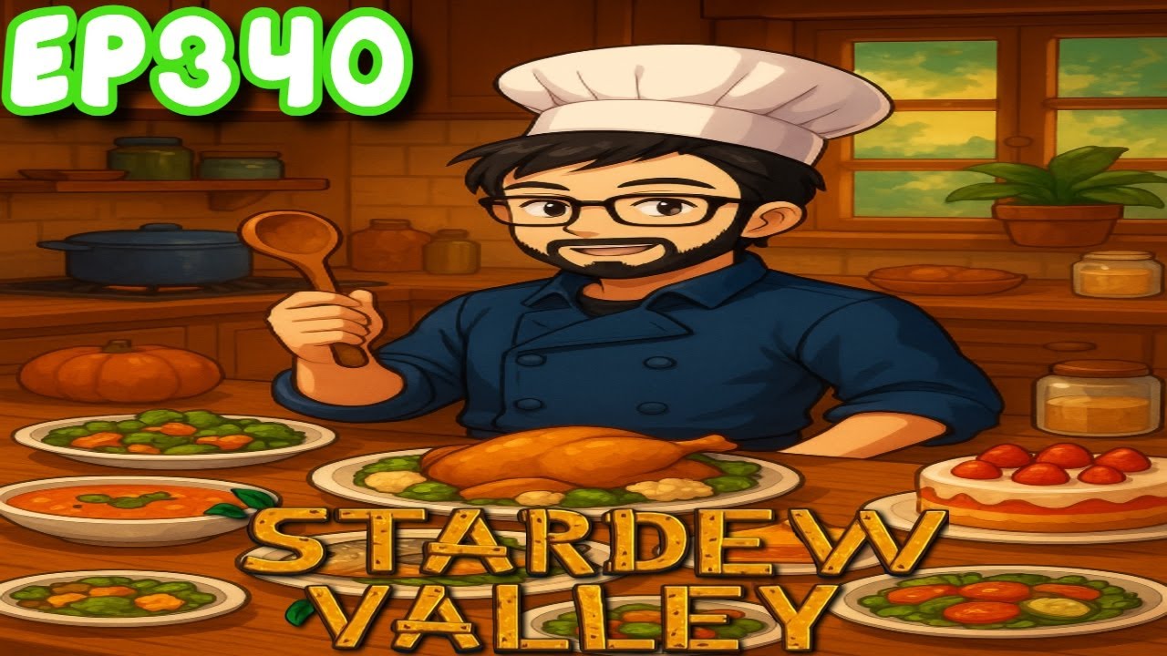Stardew Valley EP. 340 – Mestre-Cuca da Fazenda! 🍳 Fiz Mais Várias Receitas Novas