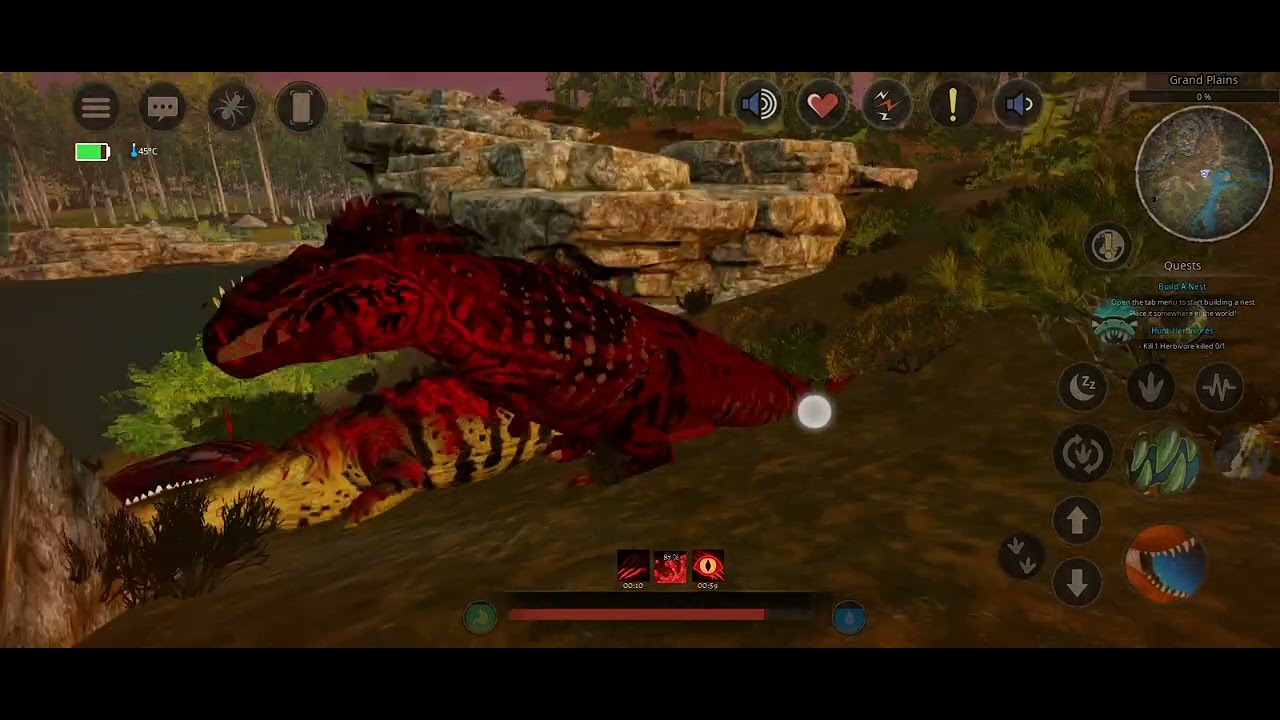 Duo Titans vs Deinosuchus - Path of Titans - FS Semi-Realism 