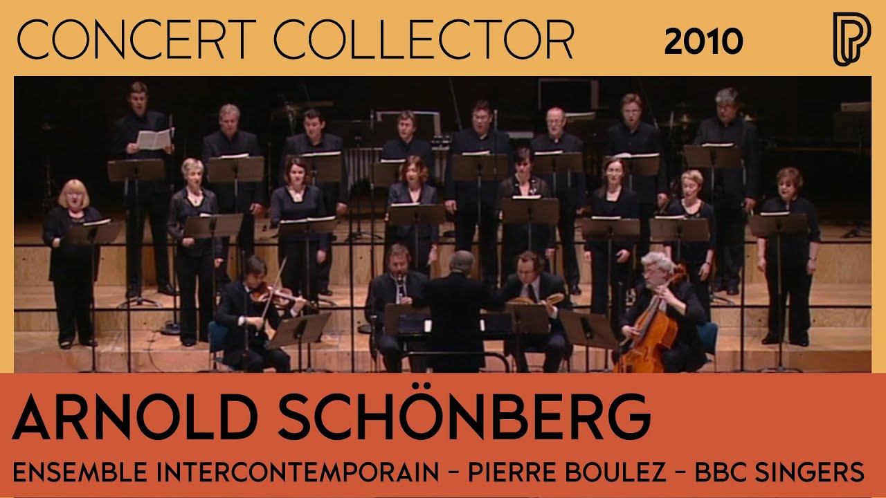 4 Pi&egrave;ces pour ch&oelig;ur mixte et 4 instruments &ndash; Sch&ouml;nberg | EIC &ndash; BBC Singers &ndash; Pierre Boulez (2010)