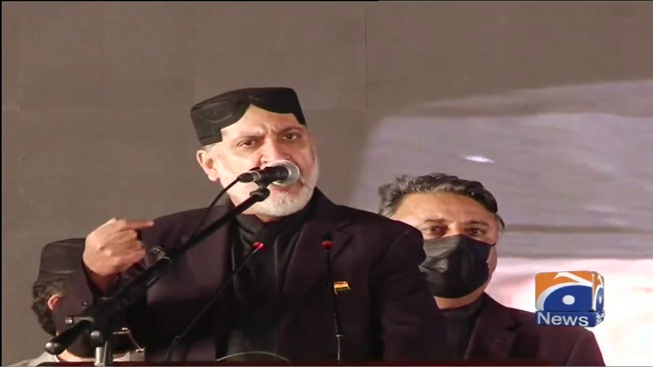 BNP Ke Sarbarah Akhtar Mengal Ka Lahore Jalse Se Khitab