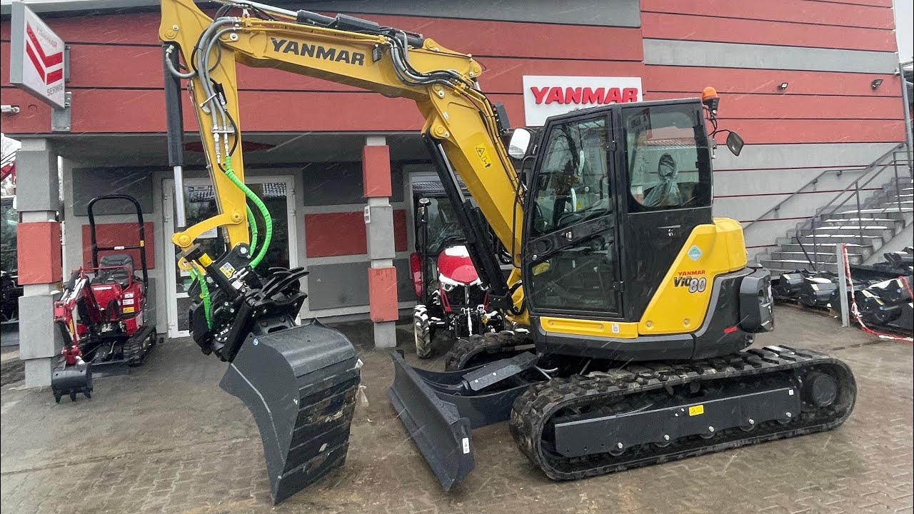 Yanmar Vio80 … więcej niż 8 ton … więcej niż się spodziewasz … od ręki