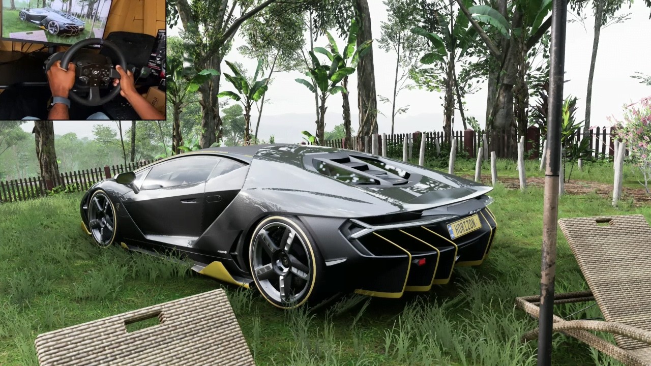 Lamborghini Centenario - Forza Horizon 5 | Thrustmaster T300RS Gameplay