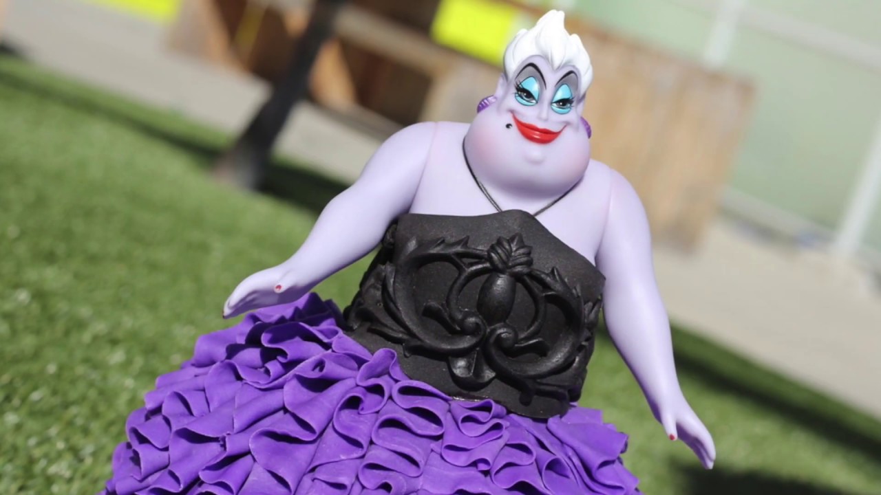 How to make a Ursula doll cake | Disney villain cake