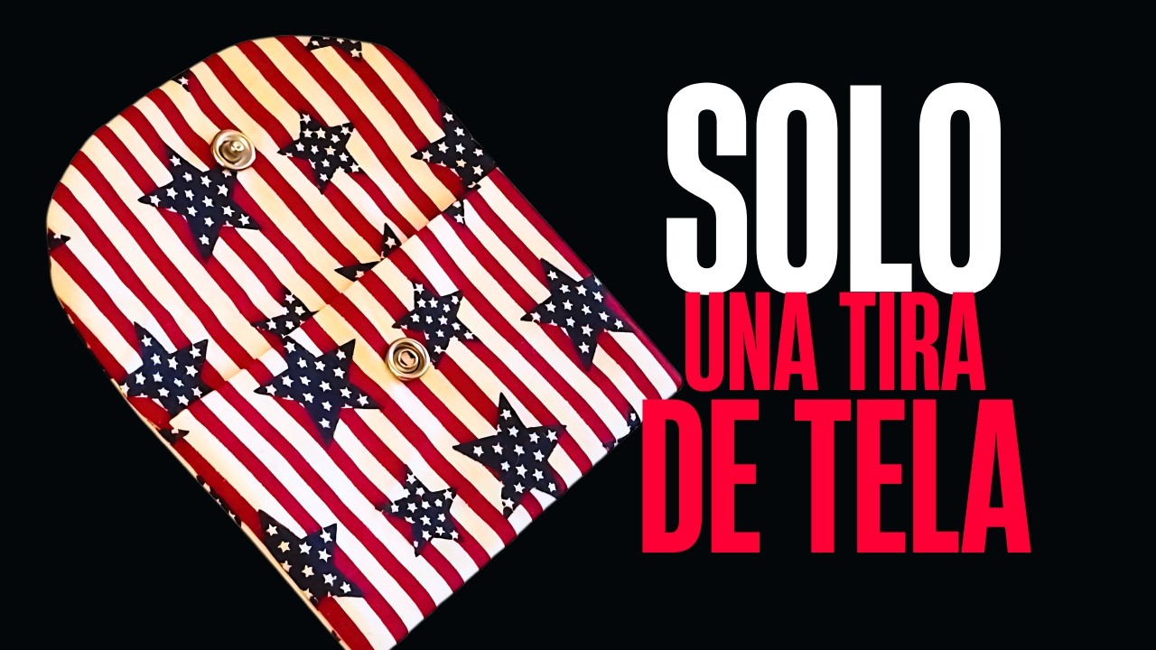 Como hacer un Monedero o Porta-tarjetas en 5 minutos