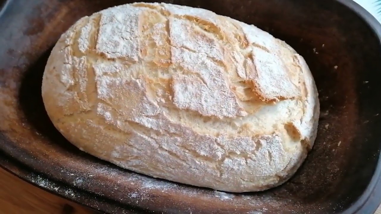 Lecker Brot aus dem R&ouml;mertopf :Wei&szlig;brot. 😍