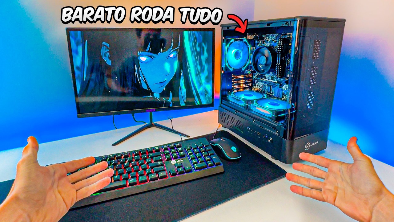 Esse &eacute; o PC GAMER MAIS BARATO de 2026 que RODA TUDO