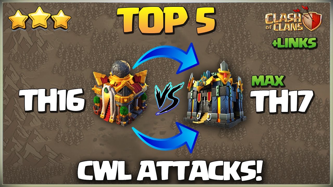 Easily the Top 5 TH16 Attack Strategies YOU need to Use in coc✨Th16 vs Th17✨Best Th16 Attacks in coc
