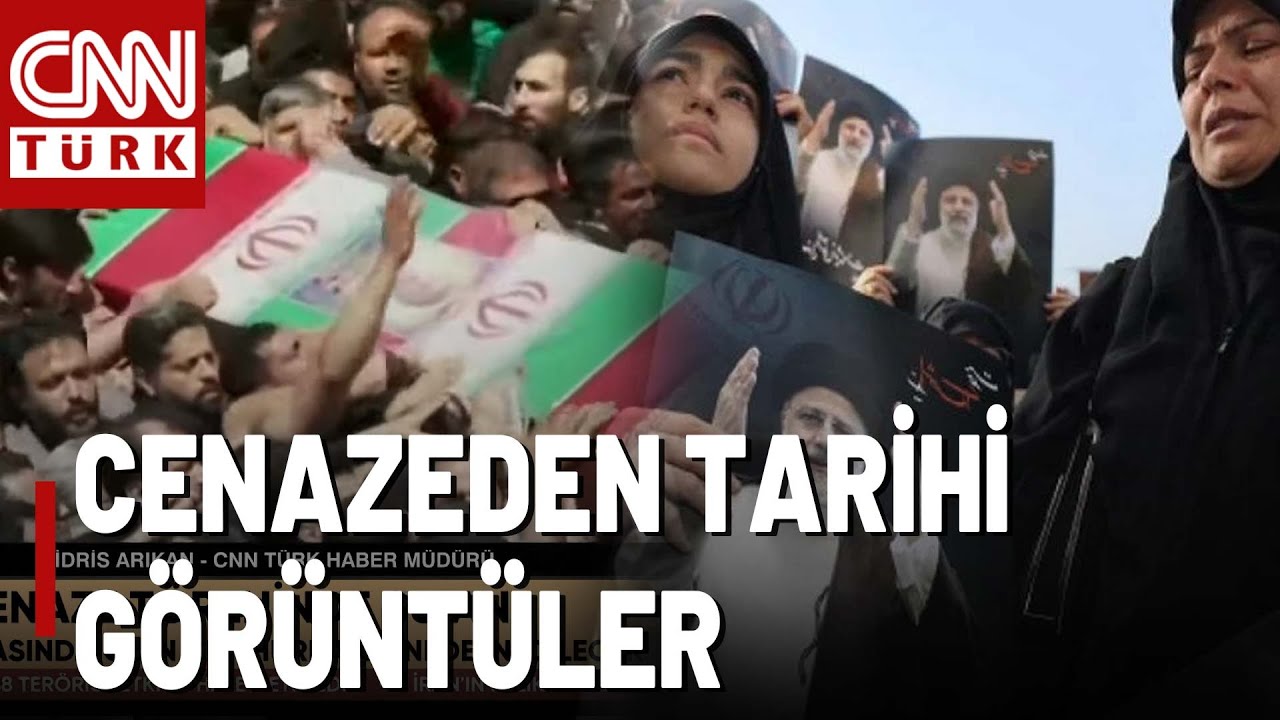 Reisi'nin Cenazesinden Canlı Görüntüler! Yüz Binler Reisi'yi Uğurluyor...