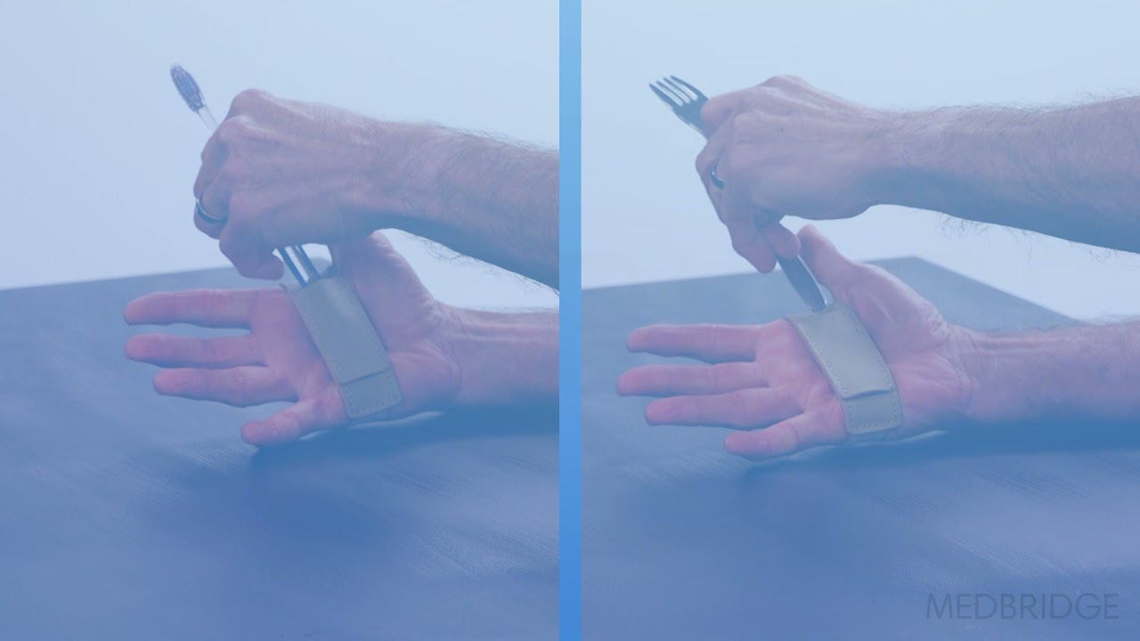 Patient Education: Using a Universal Cuff | MedBridge