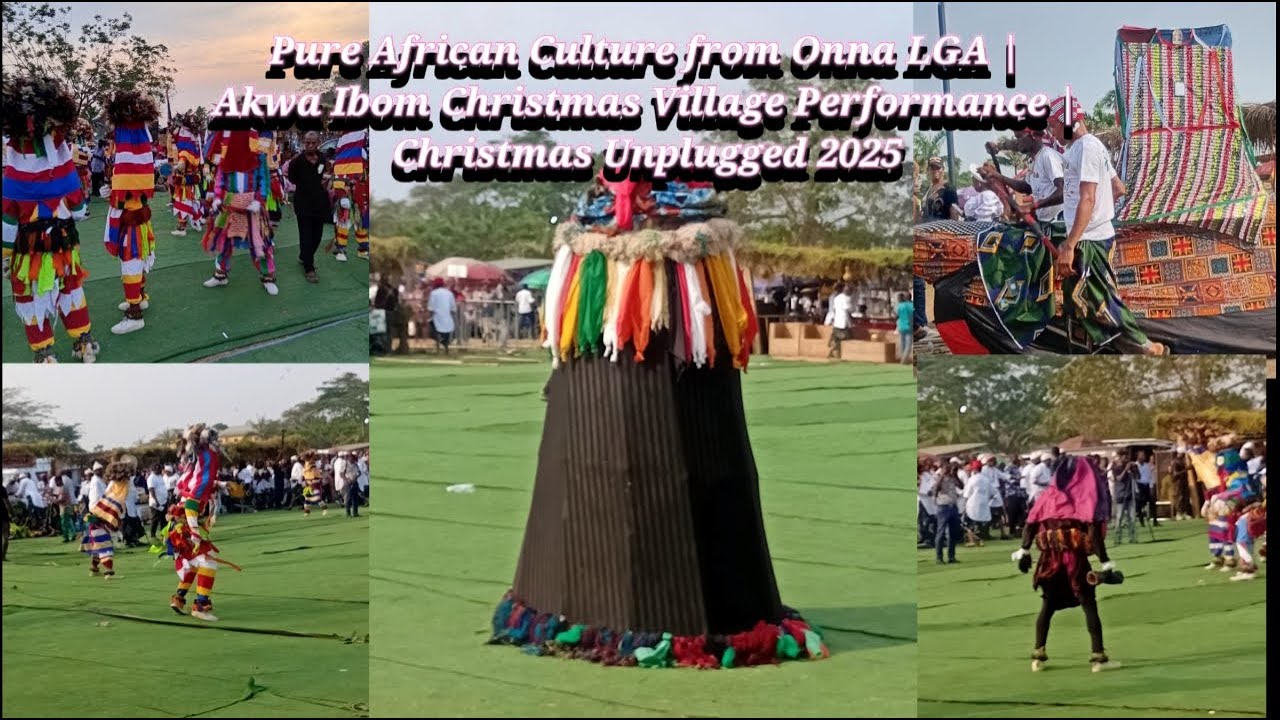Pure African Culture from Onna LGA | Akwa Ibom Christmas Village Performance | Christmas Unplugged