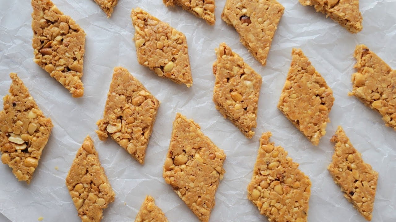 Special Peanut brittle (sisi pelebe/Nkate cake) (No sugar style)