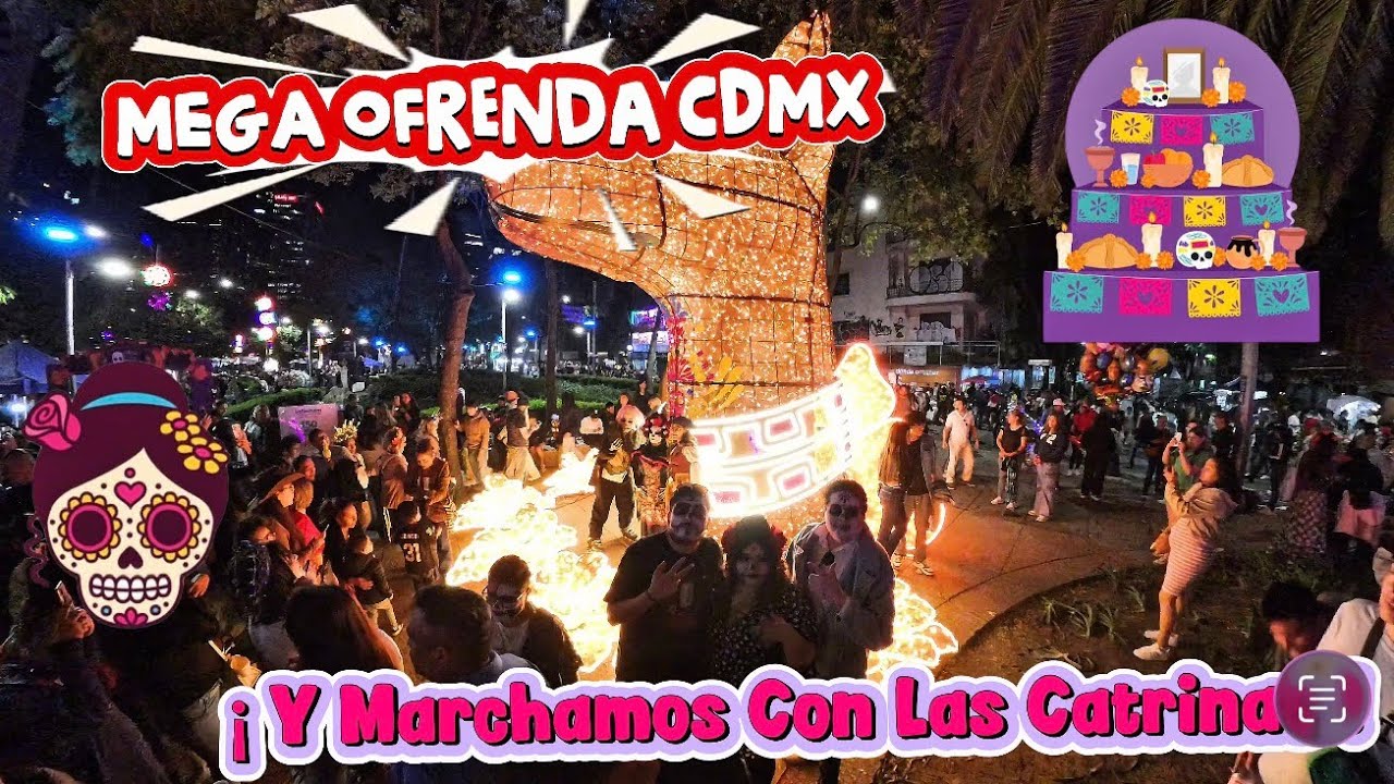 Mega ofrenda CDMX y procesión de catrinas 2025 || Degenere Colectivo || 1x36