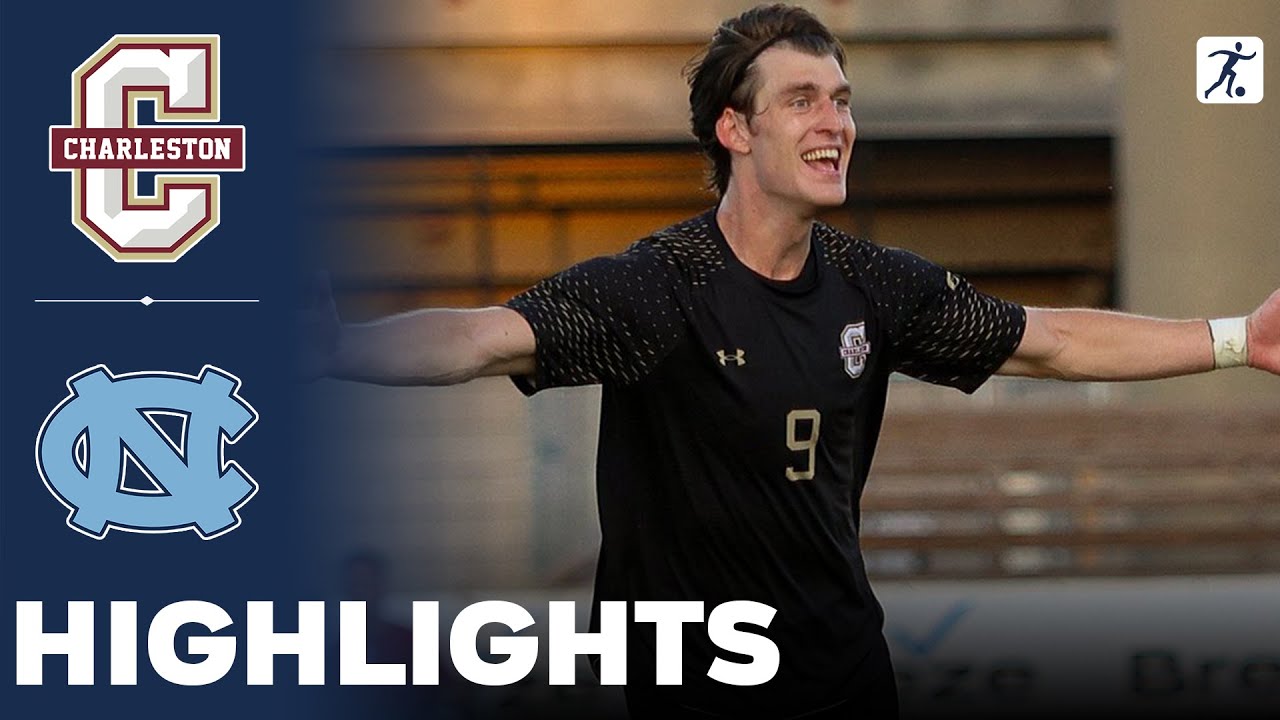 Charleston vs North Carolina | NCAA College Soccer | Highlights - September 01, 2025