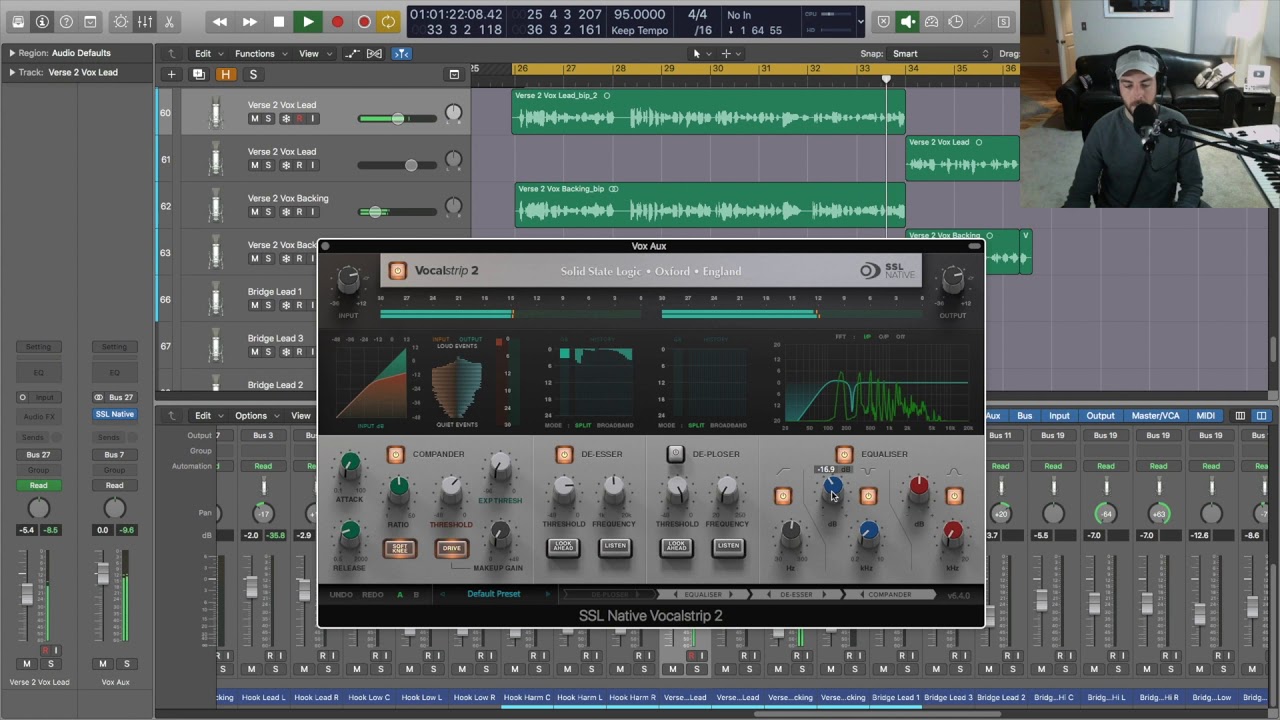 SSL Native Vocalstrip 2 X Шон Дивайн