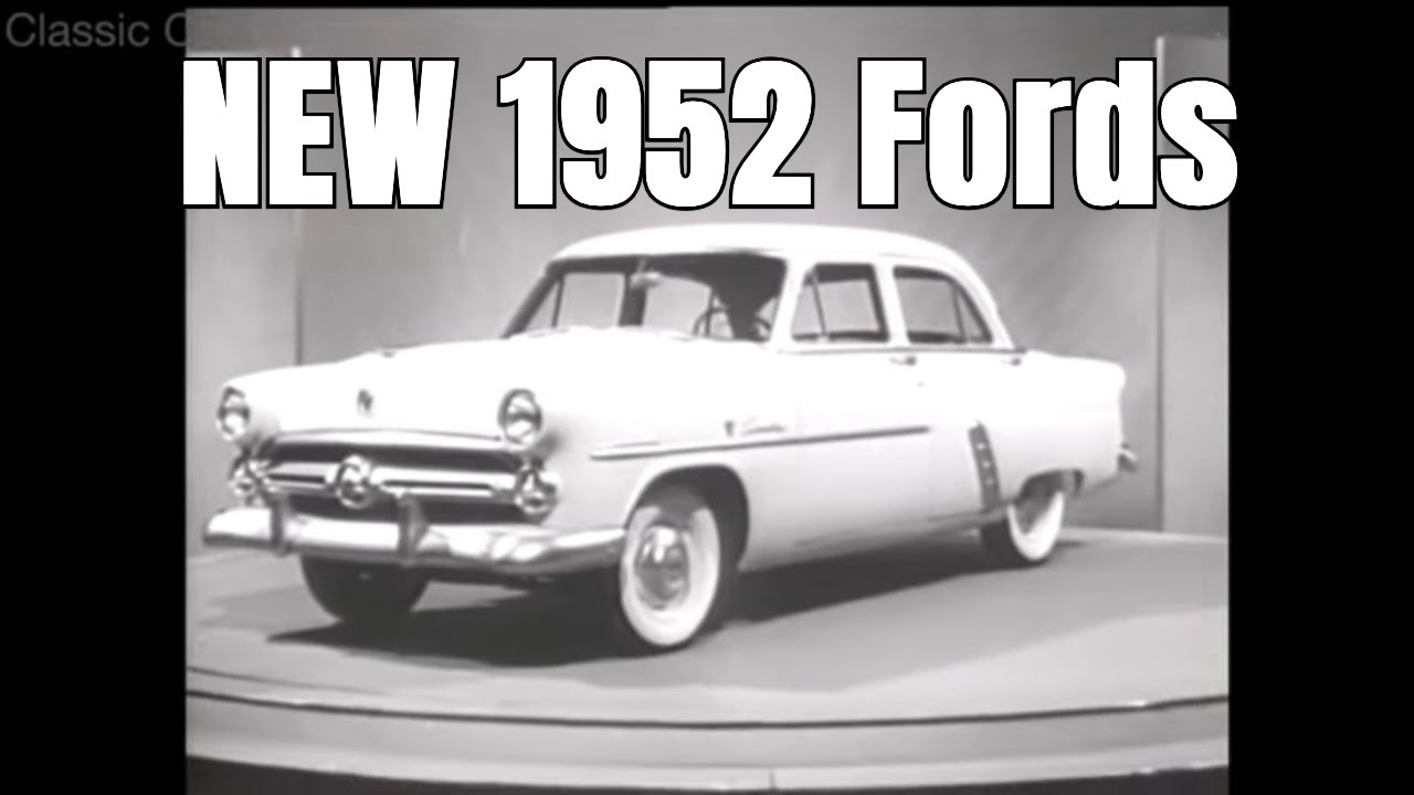 Rare Commercials of Classic Cars from 1952