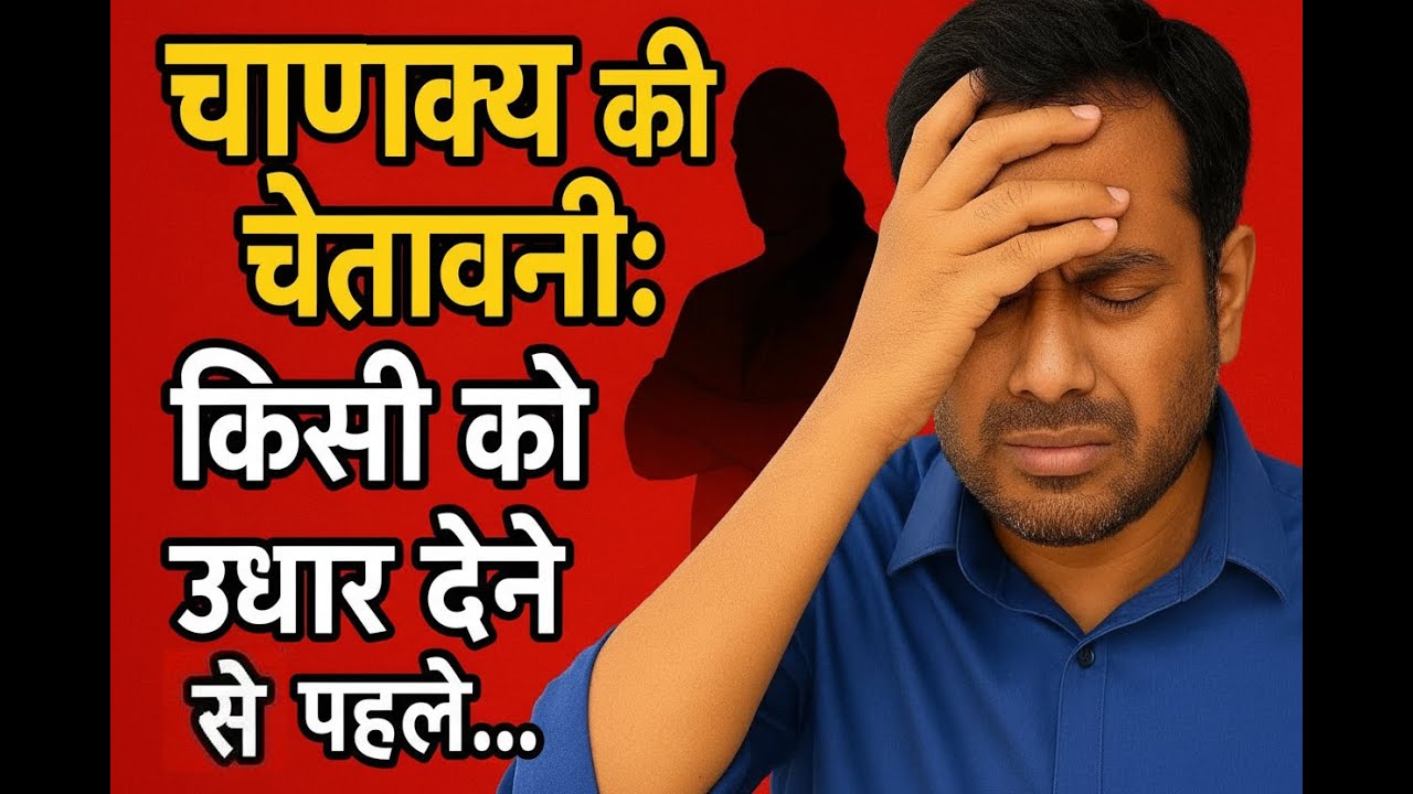चाणक्य की चेतावनी: किसी को उधार देने से पहले यह जरूर सुनें!