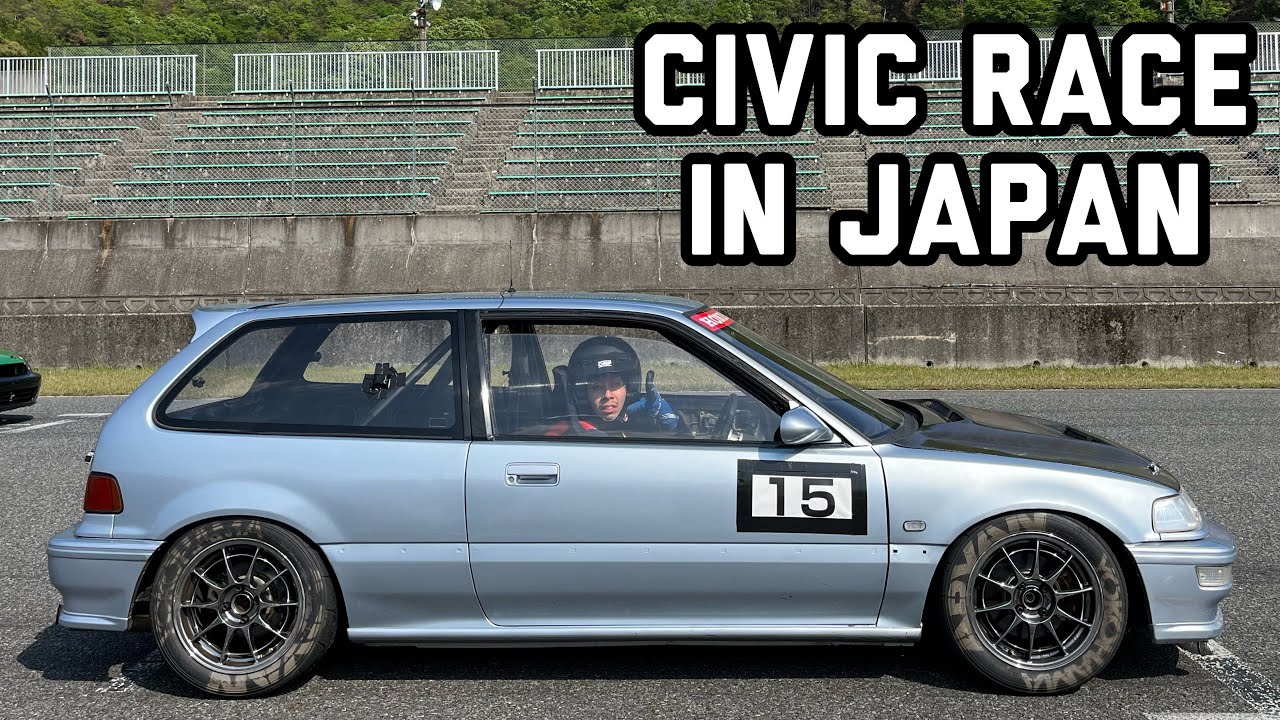 【VTEC】快音！関西 シビック1600ccのレースに参加してみた【CIVIC】シビック　EF9 セントラルサーキット Spoonsport
