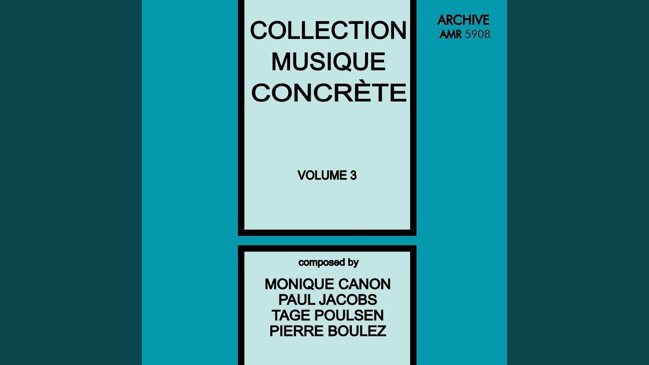 2 Études de musique concrète: No. 2, Étude sur un accord de sept sons