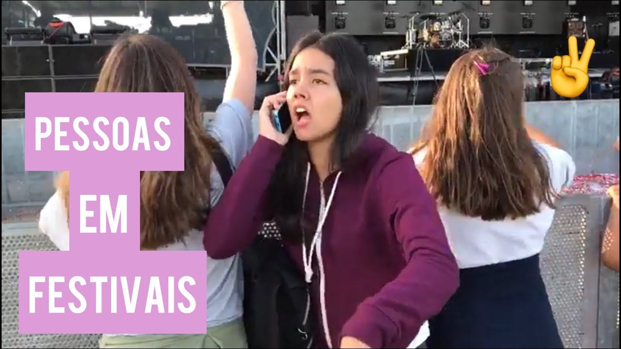 Exemplos de pessoas em festivais