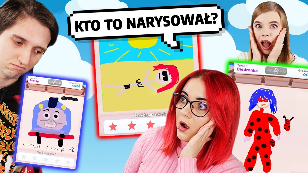 RYSUJEMY i OCENIAMY ale nie potrafimy 🤣 *bardzo śmieszne* 🤣 ROBLOX Speed Draw!