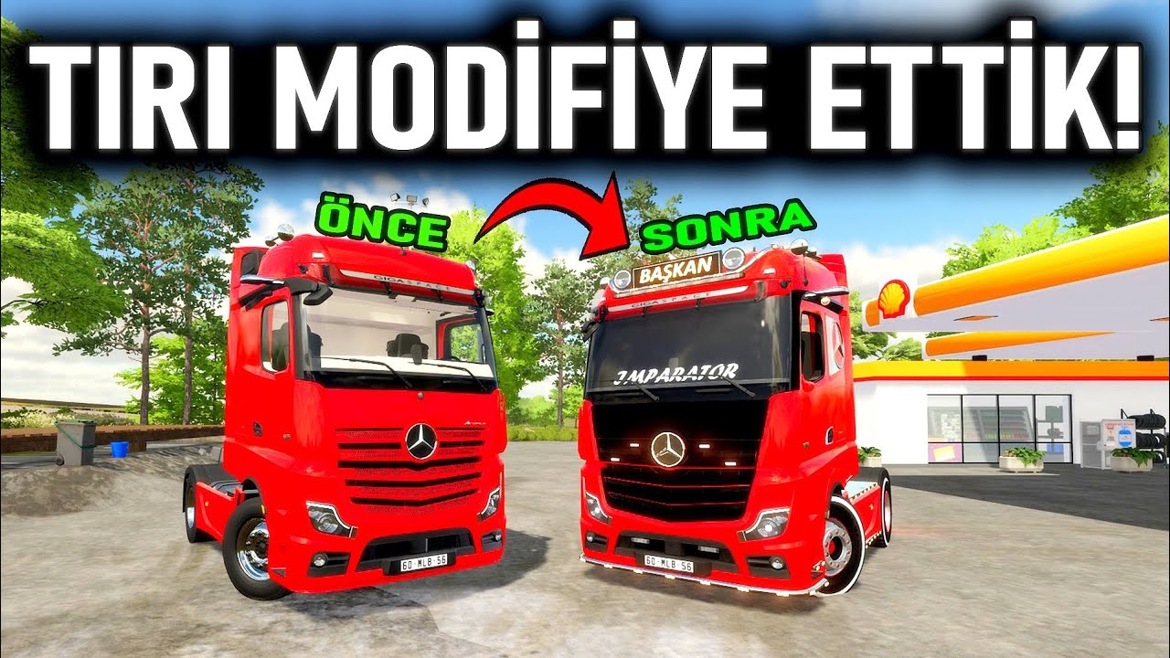 YENİ TIRI MODİFİYE ETTİK ! MUHTARIN TIRI FS 22 17.Bölüm Logitech G29