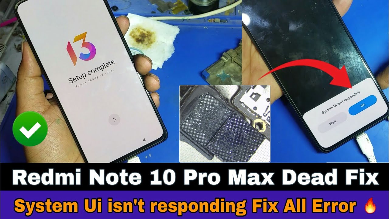 Redmi Note 10 Pro Max | System UI isn't responding | Auto Restart Solution 🔥