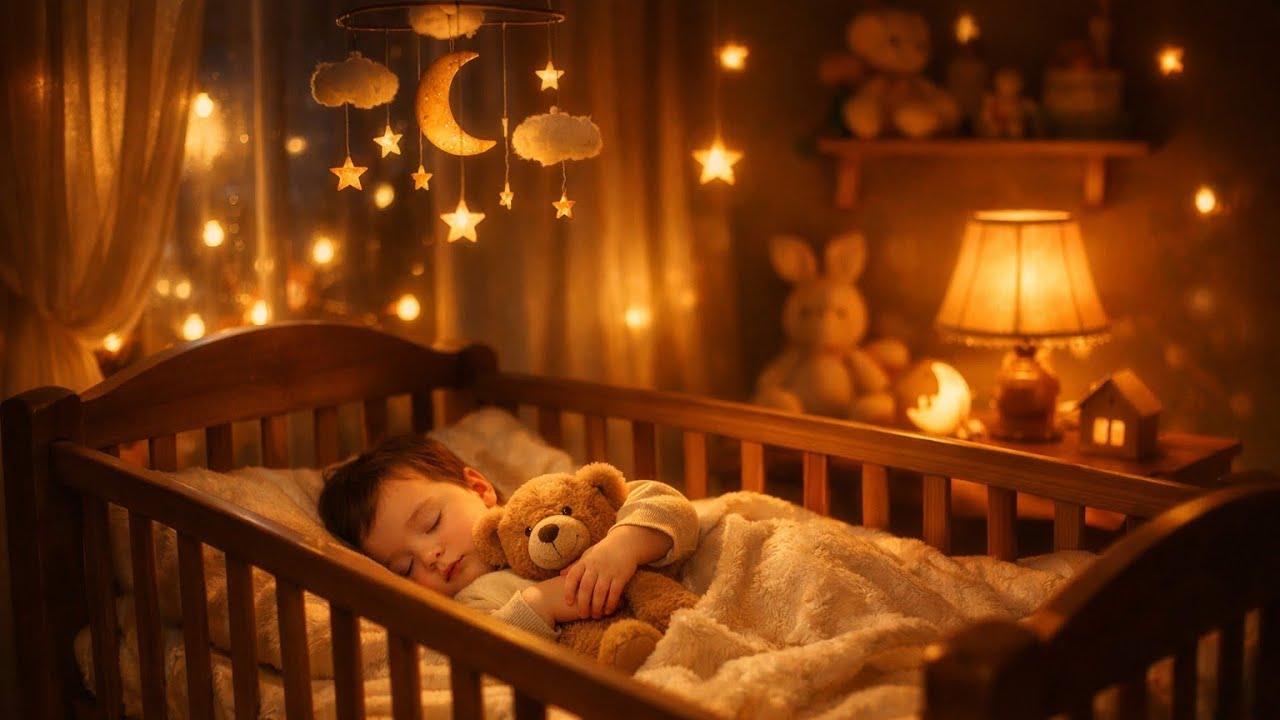 Baby Dreamland 🌙 | Warm Night Lullaby – Deep & Peaceful Sleep (10 Minutes)