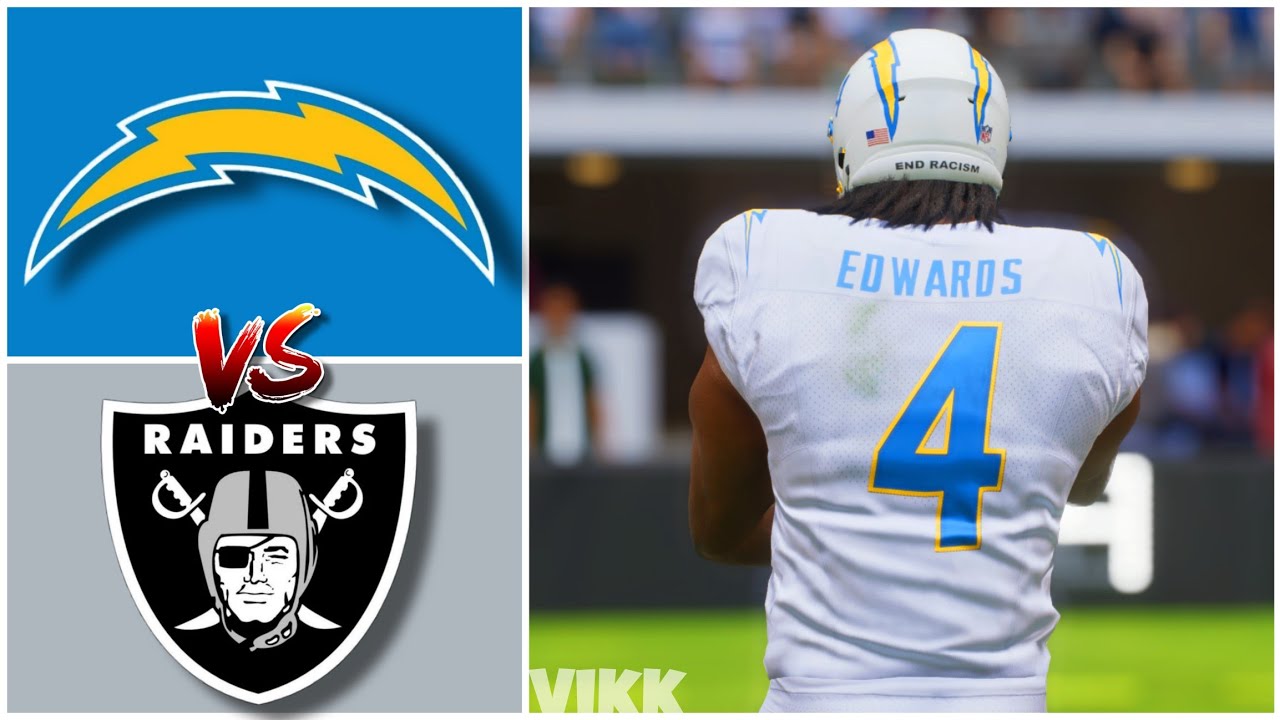 Chargers vs Raiders Simulation (Madden 25 Rosters)