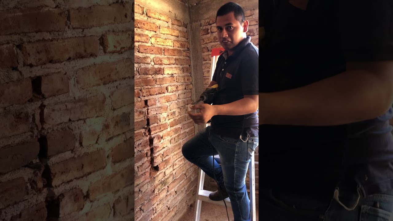 C&oacute;mo hacer una ranura f&aacute;cil mente en pared de ladrillo