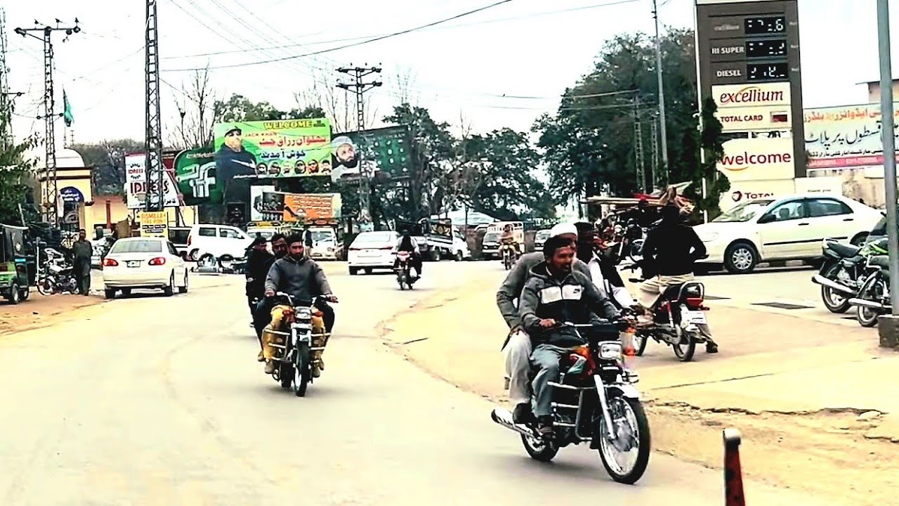 Dadyal Azad Kashmir Streets Walk Tour (Full HD)  Dadyal  City Tour 4K