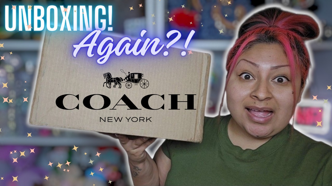 I bought The Same Bag TWICE! Unboxing The Coach Crystal Swinger!💖✨️ #coach #swinger
