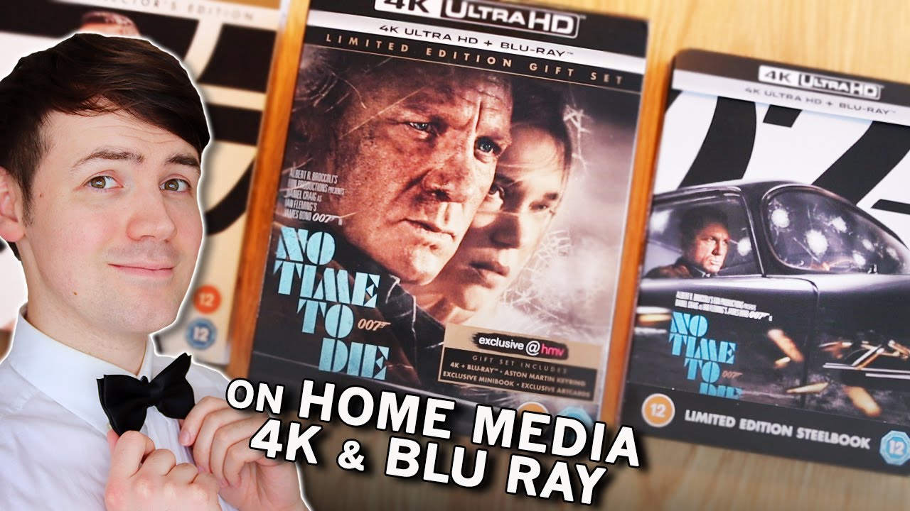 NO TIME TO DIE at Home | 4K & Blu Ray Steelbook and First Edition Release Reviews