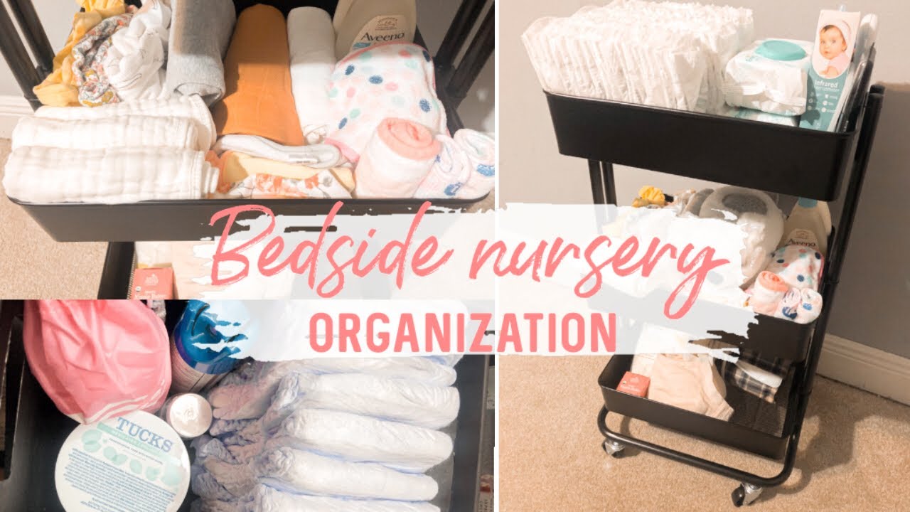 BEDSIDE NURSERY ORGANIZATION & POSTPARTUM BASKET