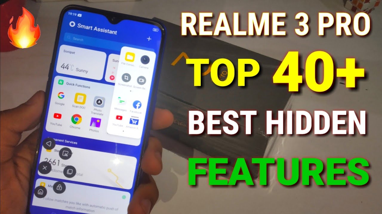 Realme 3 Pro tips & tricks | Top 40+ best hidden features of Realme 3 Pro | Hindi